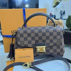 Louis Vuitton Brown Croisette Damier Bag